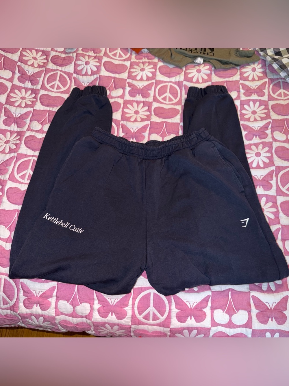 Gymshark Kettlebell Cutie Blue Sweatpants - Picture 2 of 7